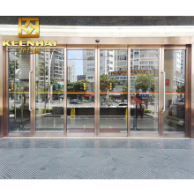 Interior Gold Color Mirror Finish Stainless Steel Glass Entry Door